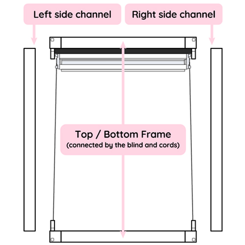 A ultra blackout fitting diagram