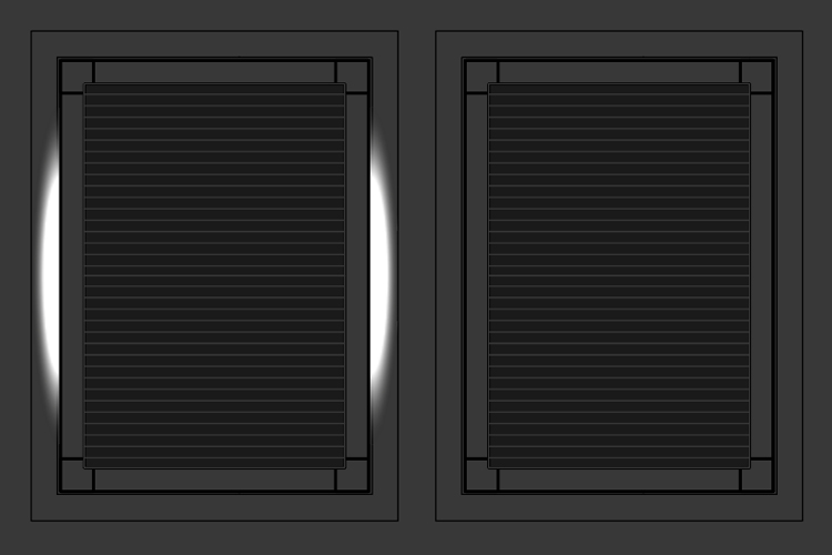 A ultra blackout graphic