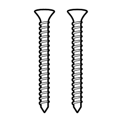 A pair of screw icon