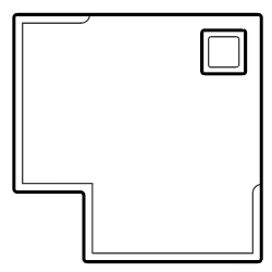 Corner Cover Caps Icon
