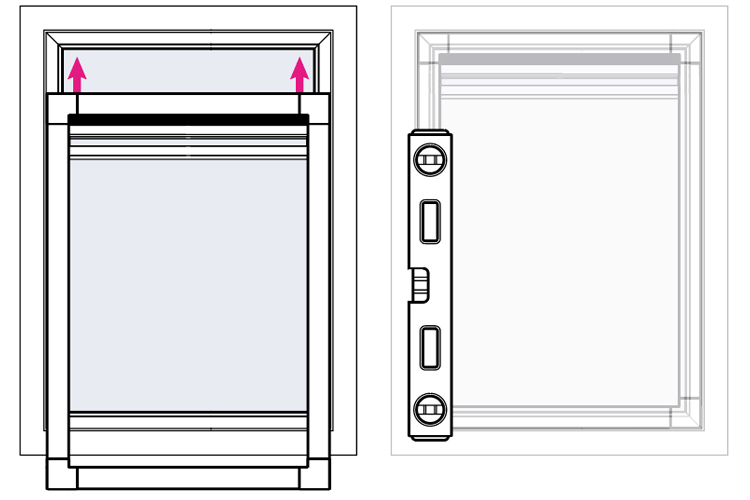 A fitting graphic for a ultra blackout blind